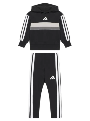 Foto del prodotto adidas Completo felpa e leggings Seasonal Essentials Tiberio 3-Stripes JI6218 Nero Slim Fit