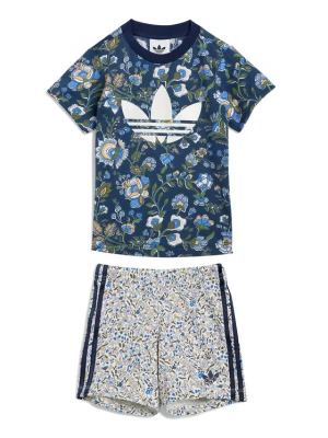 Foto del prodotto adidas Completo T-shirt e pantaloncini Liberty London JY3017 Blu scuro Regular Fit