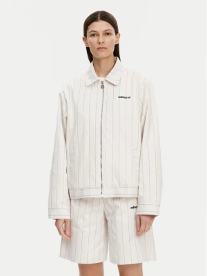 Foto del prodotto adidas Giacca camicia Pinstripe Harrington JJ3476 Bianco Loose Fit