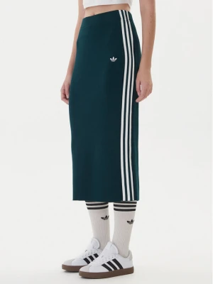 Foto del prodotto adidas Gonna a matita adicolor Knit 3-Stripes JW2662 Verde Regular Fit