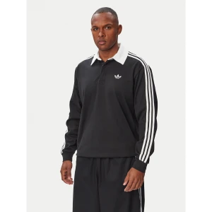 Foto del prodotto adidas Polo 3-Stripes Rugby Longsleeve Polo KE3576 Nero Regular Fit