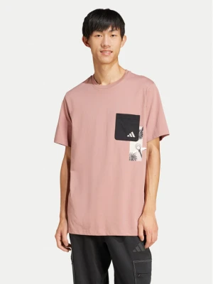 Foto del prodotto adidas T-shirt Lens Elevated Pocket Graphic JJ3927 Rosa Loose Fit