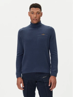 Foto del prodotto Aeronautica Militare Dolcevita 252MA1587UL00904 Blu scuro Regular Fit