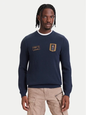 Foto del prodotto Aeronautica Militare Maglione 262MA1659UL00903 Blu scuro Regular Fit
