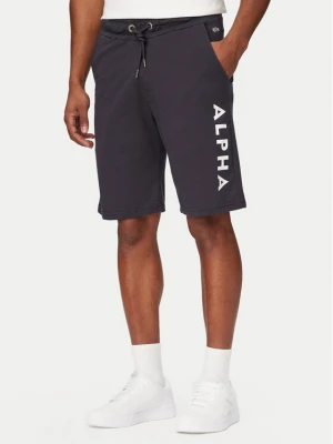 Foto del prodotto Alpha Industries Pantaloncini sportivi Jersey 116366 Blu scuro Regular Fit