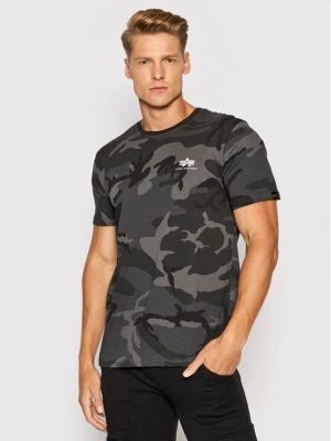 Foto del prodotto Alpha Industries T-shirt Backprint T Camo 128507C Nero Regular Fit