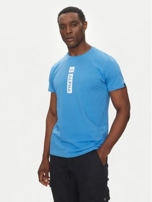 Foto del prodotto Alpha Industries T-shirt Puff Print 146509 Blu Regular Fit