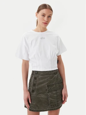 Foto del prodotto Alpha Industries T-shirt Waisted 148070 Bianco Regular Fit