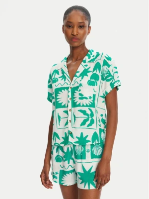 Foto del prodotto Banana Moon Camicia Taylor Shellpat MHW67 Verde Loose Fit