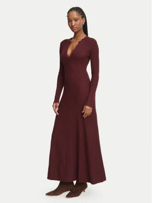 Foto del prodotto Bardot Vestito di maglia Rochie 60002DB Bordeaux A-Line Fit