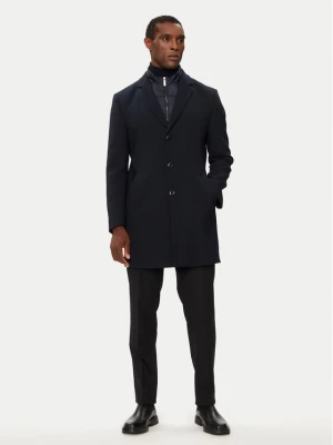 Foto del prodotto Bugatti Cappotto di lana 626228-64084 Blu scuro Regular Fit