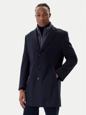 Foto del prodotto Bugatti Cappotto di lana 821628-84221 M Blu scuro Regular Fit