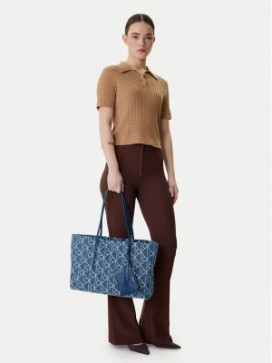 Foto del prodotto Calvin Klein Borsetta Emblem Aop Denim Tote W / Pouch LV04F3428G Blu