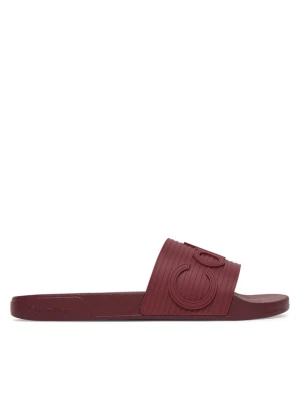 Foto del prodotto Calvin Klein Ciabatte Nemo - Contoured Emblem Logo Sliders HM0HM02113 Bordeaux