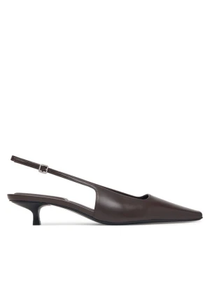 Foto del prodotto Calvin Klein Décolleté Kitten Heel Pump Sling Hdw HW0HW03168 Marrone scuro