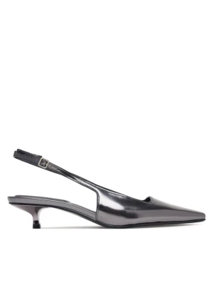 Foto del prodotto Calvin Klein Décolleté Kitten Heel Pump Sling Mirr Lth HW0HW03275 Argento