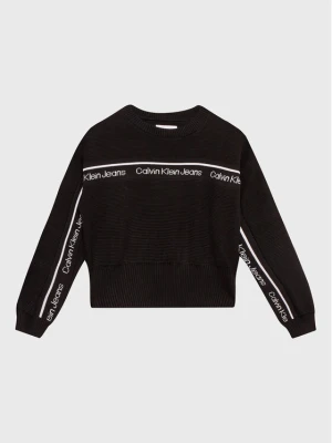 Foto del prodotto Calvin Klein Jeans Maglione Logo Tape IG0IG01847 Nero Regular Fit