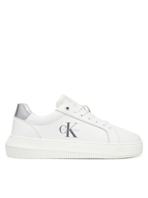 Foto del prodotto Calvin Klein Jeans Sneakers Chunky Cupsole Lth Silver YW0YW01876 Bianco