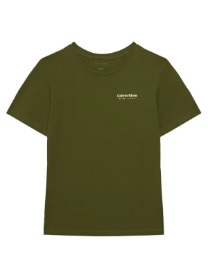 Foto del prodotto Calvin Klein Jeans T-shirt Minimal Logo IB0IB02608 Verde Regular Fit