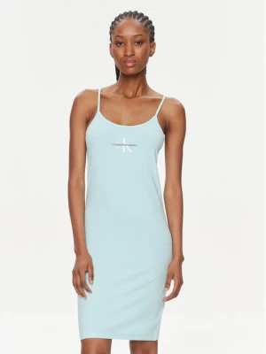 Foto del prodotto Calvin Klein Jeans Vestito estivo J20J223420 Celeste Slim Fit Azzurro chiaro