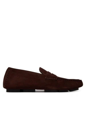 Foto del prodotto Calvin Klein Mocassini Square Driver Suede HW0HW02844 Bordeaux
