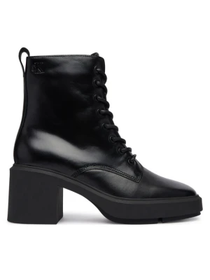 Foto del prodotto Calvin Klein Polacchine Block Heel Ank Boot Laceup Lth HW0HW03174 Nero