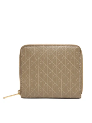 Foto del prodotto Calvin Klein Portafoglio Emblem Aop Square Zip Around LV04F1089G Beige