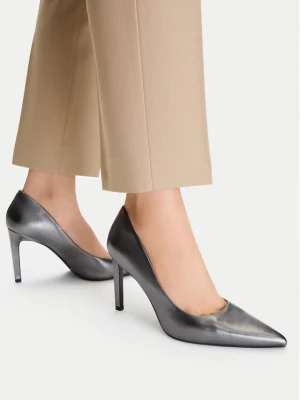 Foto del prodotto Calvin Klein Scarpe stiletto Ess Stiletto 90 Met Lth HW0HW03436 Grigio scuro