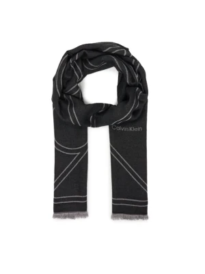 Foto del prodotto Calvin Klein Scialle Emblem Repeat Lw Shawl W Fringes LV04F8074G Nero