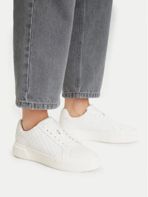 Foto del prodotto Calvin Klein Sneakers Chunky Cupsole Laceup Lth Aop YW0YW02058 Bianco