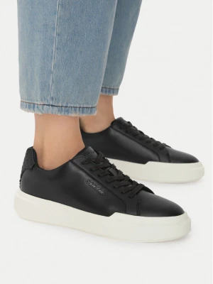 Foto del prodotto Calvin Klein Sneakers Chunky Cupsole Laceup Lth Bt Aop YW0YW02036 Nero