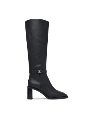 Foto del prodotto Calvin Klein Stivali Block Heel High Boot Lth Hdw HW0HW03178 Nero
