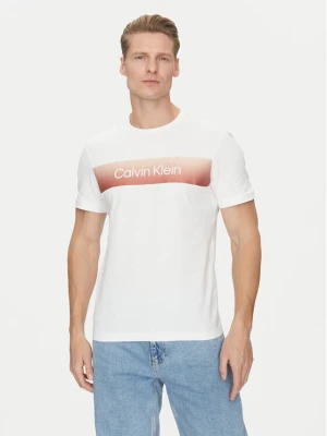 Foto del prodotto Calvin Klein T-shirt Linear Ombre K10K114163 Bianco Regular Fit