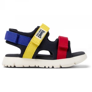 Foto del prodotto CAMPER Bobo Choses x Camper - Sandali per PRIMI PASSI - Blu, Rosso, Giallo, Tessuto in cotone