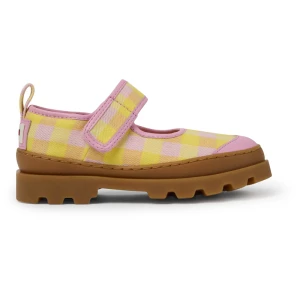 Foto del prodotto CAMPER Brutus - Ballerine per Bimbe - Rosa, Giallo, Tessuto in cotone / Pelle liscia różowy