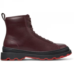 Foto del prodotto CAMPER Brutus+ - Stivaletti per Donna - Borgogna, Pelle liscia