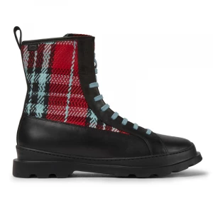 Foto del prodotto CAMPER Brutus - Stivaletti per Uomo - Nero, Rosso, Blu, Tessuto in cotone / Pelle liscia
