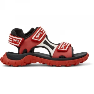 Foto del prodotto CAMPER Drift Trail Sandal - Sandali per Uomo - Nero, Bianco, Rosso, Tessuto in cotone / Pelle liscia