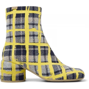 Foto del prodotto CAMPER Niki - Stivaletti per Donna - Beige, Giallo, Tessuto in cotone