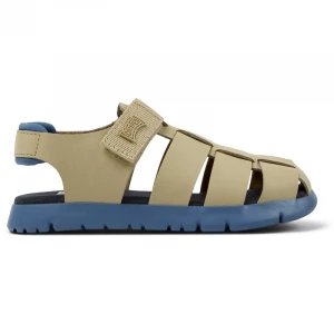 Foto del prodotto CAMPER Oruga - Sandali per Bambino - Beige, Pelle liscia / Tessuto in cotone