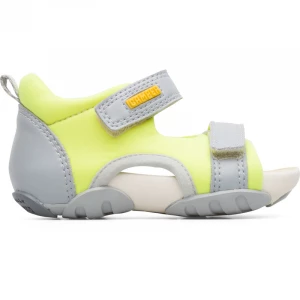 Foto del prodotto CAMPER Ous - Sandali per PRIMI PASSI - Grigio, Giallo, Tessuto in cotone