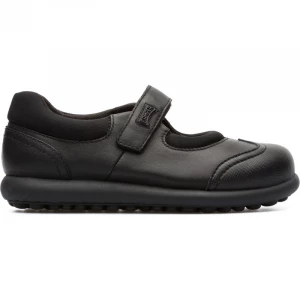 Foto del prodotto CAMPER Pelotas - Ballerine per Bimbe - Nero, Tessuto in cotone / Pelle liscia