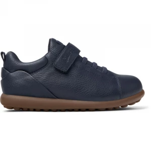 Foto del prodotto CAMPER Pelotas - Scarpe casual eleganti per Bimbe - Blu, Pelle liscia / Tessuto in cotone