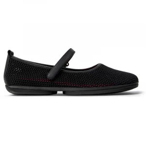 Foto del prodotto CAMPER Right Nina - Ballerine per Donna - Nero, Tessuto in cotone / Pelle liscia