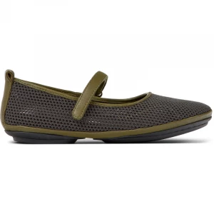 Foto del prodotto CAMPER Right TENCEL® - Ballerine per Donna - Grigio, Tessuto in cotone / Pelle liscia