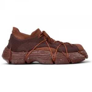 Foto del prodotto CAMPER Roku - Scarpe casual per Donna - Borgogna, Arancione, Marrone, Tessuto in cotone bordowy
