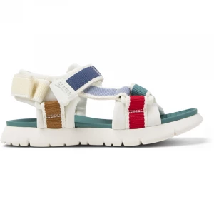 Foto del prodotto CAMPER Twins - Sandali per Bimbe - Blu, Bianco, Giallo, Tessuto in cotone