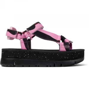 Foto del prodotto CAMPER Twins - Sandali per Donna - Rosso, Rosa, Nero, Tessuto in cotone