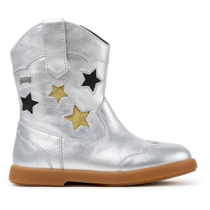 Foto del prodotto CAMPER Twins - Scarpe casual eleganti per Bimbe - Grigio, Pelle liscia