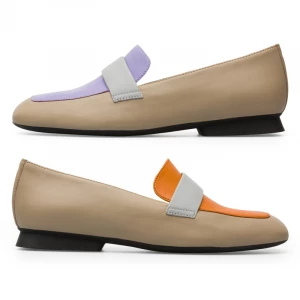Foto del prodotto CAMPER Twins - Scarpe formali per Donna - Arancione, Viola, Grigio, Pelle liscia